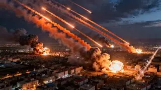 10 минут назад! Америка и Израиль впервые бомбят иранский город, посмотрите, что произошло.