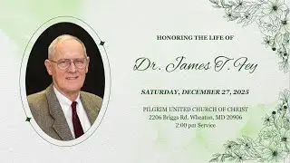 Jim Fey's Memorial Service at Pilgrim Church