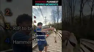 Top 6 Funniest Fishing Fails That Will Make You Cry Laughing 😂🎣  #tiktok #shorts