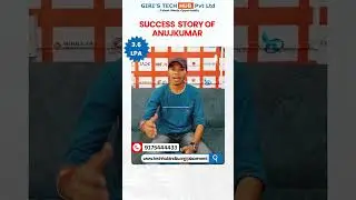 Anujkumar&rsquo;s Journey from Training to Placement with Giri's Tech Hub Pune