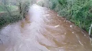 River Moyola Floods At Lisnamuck Bridge Storm Ciara