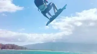 Tandem kite surf