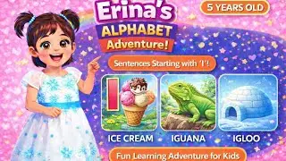 Letter I Alphabet Song | Learn ABC With Erina 🎶
