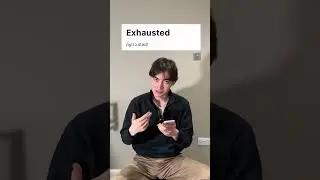Exhausted #learnenglish #easyenglish #aprenderingles