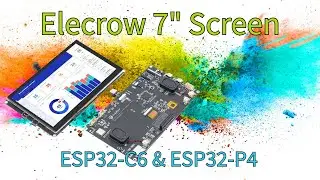Программирование в Vibe: освоение нового 7-дюймового HMI-экрана Elecrow CrowPanel!