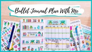 PLAN WITH ME || February 2020 Bullet Journal Setup