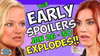Young and the Restless Early Spoilers Jan 26-30: Sally Explodes & Sharon Panics | Soap Dirt