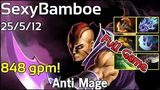 SexyBamboe  - Anti Mage - Dota 2 Full Game 7.16