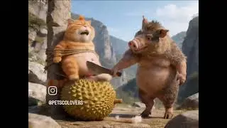 cat and pig videos ll dog and pig funny video ll jungali suar funny video ll pig animal video ll