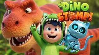 Dino Stomp!🦖 The Best Dinosaur Song for Kids
