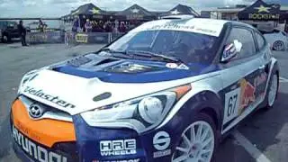 Hyundai Veloster  ready for Global  rally cross USA 2011