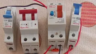 Three phase power supply 440 volt three phase MCB and three phase elcb