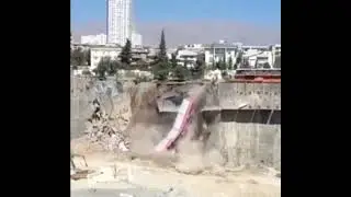 The excavation collapsed despite the construction of the guard structure using the nailing method