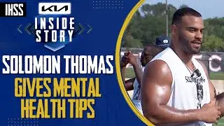 Solomon Thomas Hosts Camp & Addresses Mental Health at Coppell