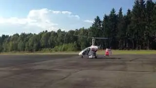 Start Tragschrauber Magni M24 Flugschule Flugluft de