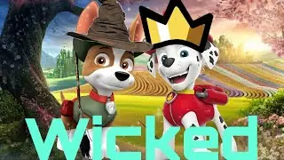 Wicked💚❤️paw patrol(honro a shiz/Marshall conoce a tracker) 