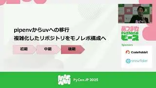 Day1 Dahlia1 4 複雑化したリポジトリをなんとかした話、pipenvからuvによるモノレポ構成への移行