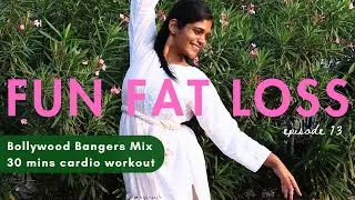 30 Minute Bollywood Cardio Dance Yoga | Beginner Workout | Weightloss At Home | Ep 13. Fun Fat Burn