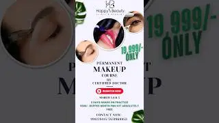 Three-day permanent makeup classes are starting. Those who want to join, join quickly #pmucourses