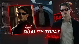 How To Use Topaz For Good Quality | After effects | Topaz Quality settings #viral #viralvideo