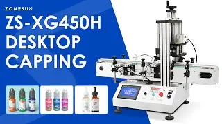 ZONESUN ZS-XG450H Full Automatic Desktop Screw Cap capping machine