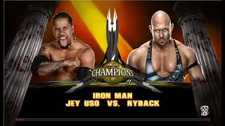 WWE 2k15 Чемпионат Вселенной второй этап Jay Uso 13 - Ryback
