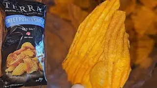 Costco Sale Item Review Terra Delicious Real Vegetable Chips Sweet Potato Yam Sea Salt Taste Test