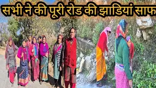 बाघ-भालू के डर से की झाड़ियां साफ ||#dailyvloggers #phadilifestyle #uttarakhand #ytviral 