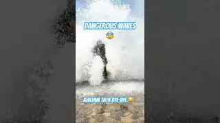 Anjuna beach in Goa Waves dangerous #india #goa #beach #travel #anjunabeach
