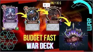 Gods Unchained: Game of the Day, fast budget war deck only 30 $  FAST GAME