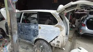 RESTORASI TOYOTA AVANZA,TAHUN MUDA TAPI KONDISI NYA UDAH BEGINI !!
