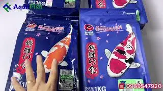 Thức ăn cho cá Koi nhanh lớn, lên màu sắc đẹp Koi Food gói 1kg