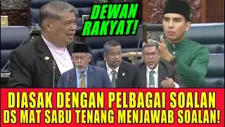DIASAK DENGAN PELBAGAI SOALAN DS MAT SABU TENANG MENJAWAB SOALAN!