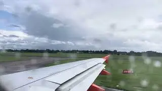 easyJet A319 Pushback, Taxi And Takeoff From Belfast International Airport 12/07/2023