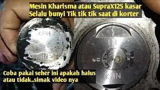 Kharisma Supra X 125 pakai seher vario 125 KWN No berisik No ngelitik @ozziechanel