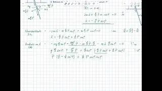 Paderborn Dynamik Tutorium A16b) Schwerpunktsatz, Drallsatz, Bewegungsgleichung