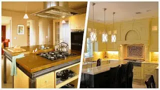 75 Yellow Kitchen With Recessed-panel Cabinets Design Ideas You'll Love 🟡