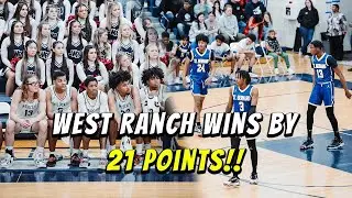 West Ranch Defeats St. Bernard by 21 Points and is up 2-0 in the Open Division Playoffs!!