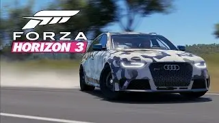 Forza Horizon 3 Car Customization - 1,515HP ARCTIC CAMO AUDI RS4 - AWD DRIFT CAR