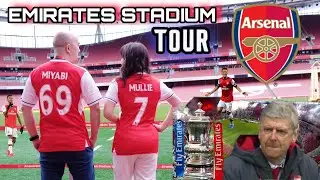ARSENAL EMIRATES STADIUM LEGEND TOUR! ARSENAL FC LONDON with Mullie and Andy [Myfunfoodiary]