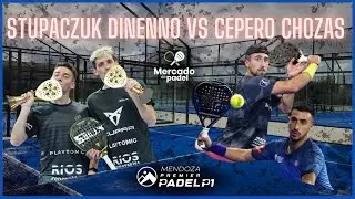 Partido Los super pibes Stupaczuk Dinenno vs Cepero Chozas. Premier Padel Mendoza
