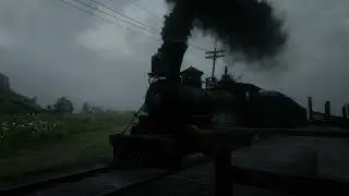 Red Dead Redemption 2 Slow walk in the rain touring the town of Valentine