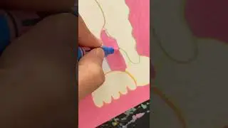 ASMR Marker Coloring 🌼 | Minimal Flowers & Relaxing Sounds