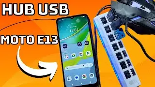 COMO CONECTAR VÁRIOS DISPOSITIVOS USB AO MESMO TEMPO NO CELULAR MOTOROLA MOTO E13 COM HUB USB