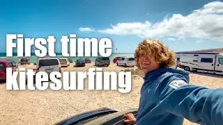 Vlog02 Learning kitesurf in Fuerteventura
