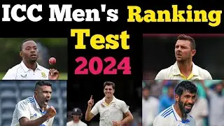 ICC Men's Ranking -Test 2024