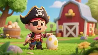 🏴&zwj;☠️🥚 Pirate Eggs Old MacDonald | Nursery Rhymes & Kids Songs