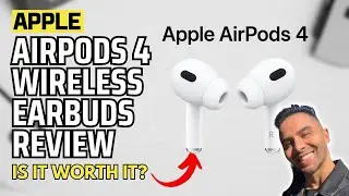 Обзор APPLE AirPods 4 | Беспроводные наушники с пространственным звуком, чипом H2 и 30-часовым вр...
