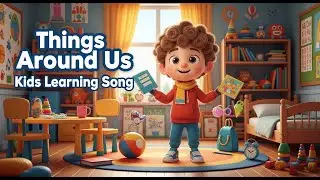 Learning Things Around Us 🧸 | Kids Educational Song | Objects Name for Kids | Preschool Learning 🌈