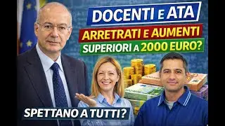 Docenti precari: aumenti 2026 e arretrati contratto 2022&ndash;2024 | Cosa spetta davvero
